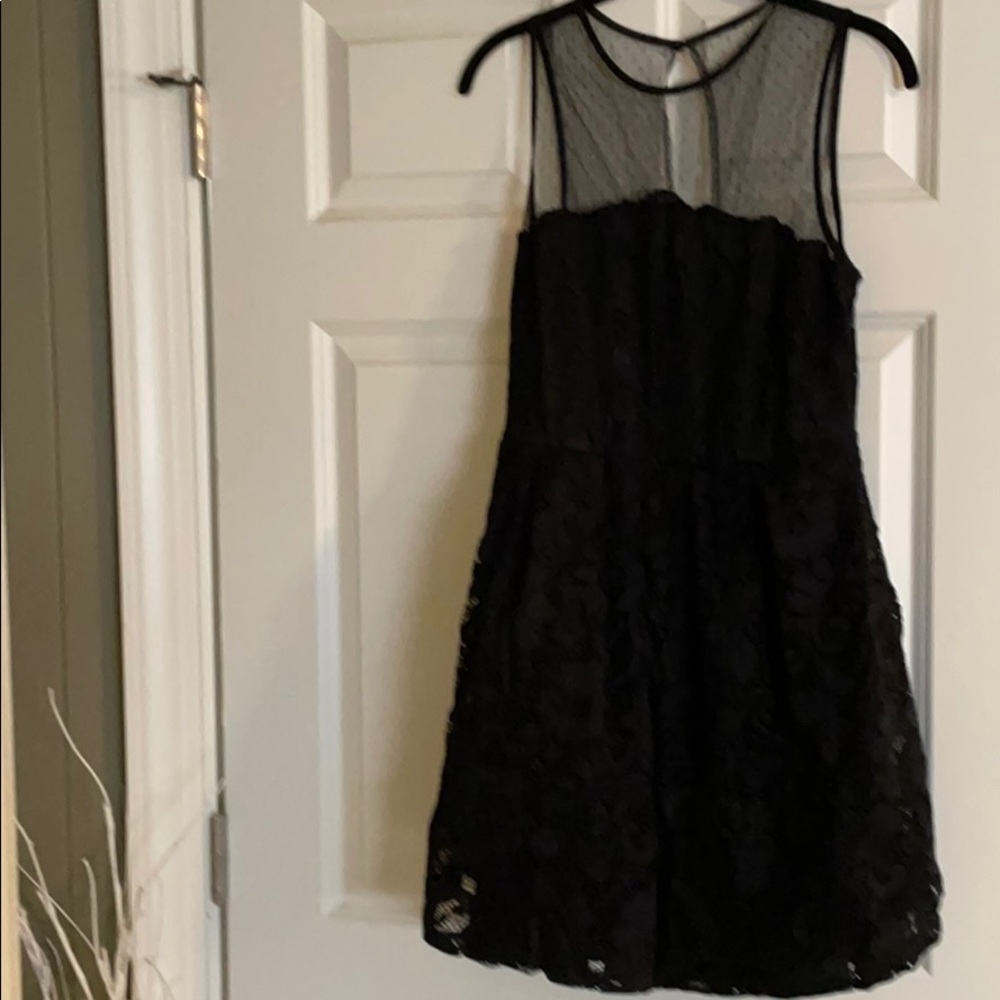 NWT black lace dress
